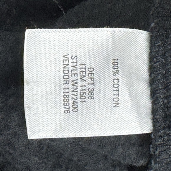 Nordstrom Women's Black Corduroy Wide Leg Pants Size 8‎ Cropped - Picture 4 of 8